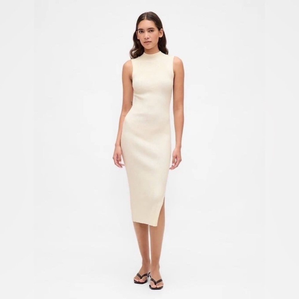 Gap ribbed sweater midi dress